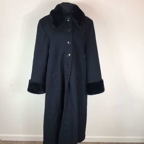 VTG ALBERT NIPON MADE IN USA GOOL 💯 WOMEN COAT SIZE 12 - Picture 1 of 11